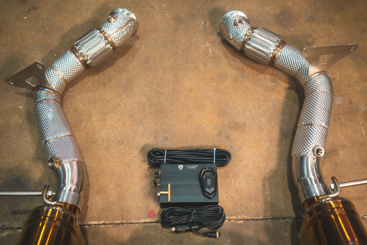 Ferrari 488 GTB Valved Sport Exhaust System Valvetronic Designs