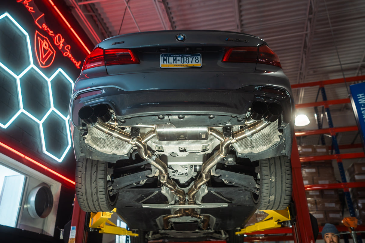 BMW G30 M550I Valved Sport Exhaust System Valvetronic Designs