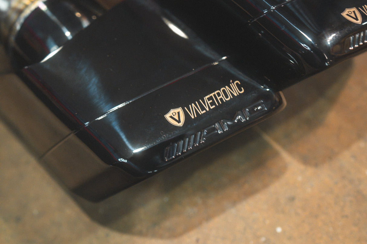 Mercedes W218 CLS63 AMG Valved Sport Exhaust System Valvetronic Designs