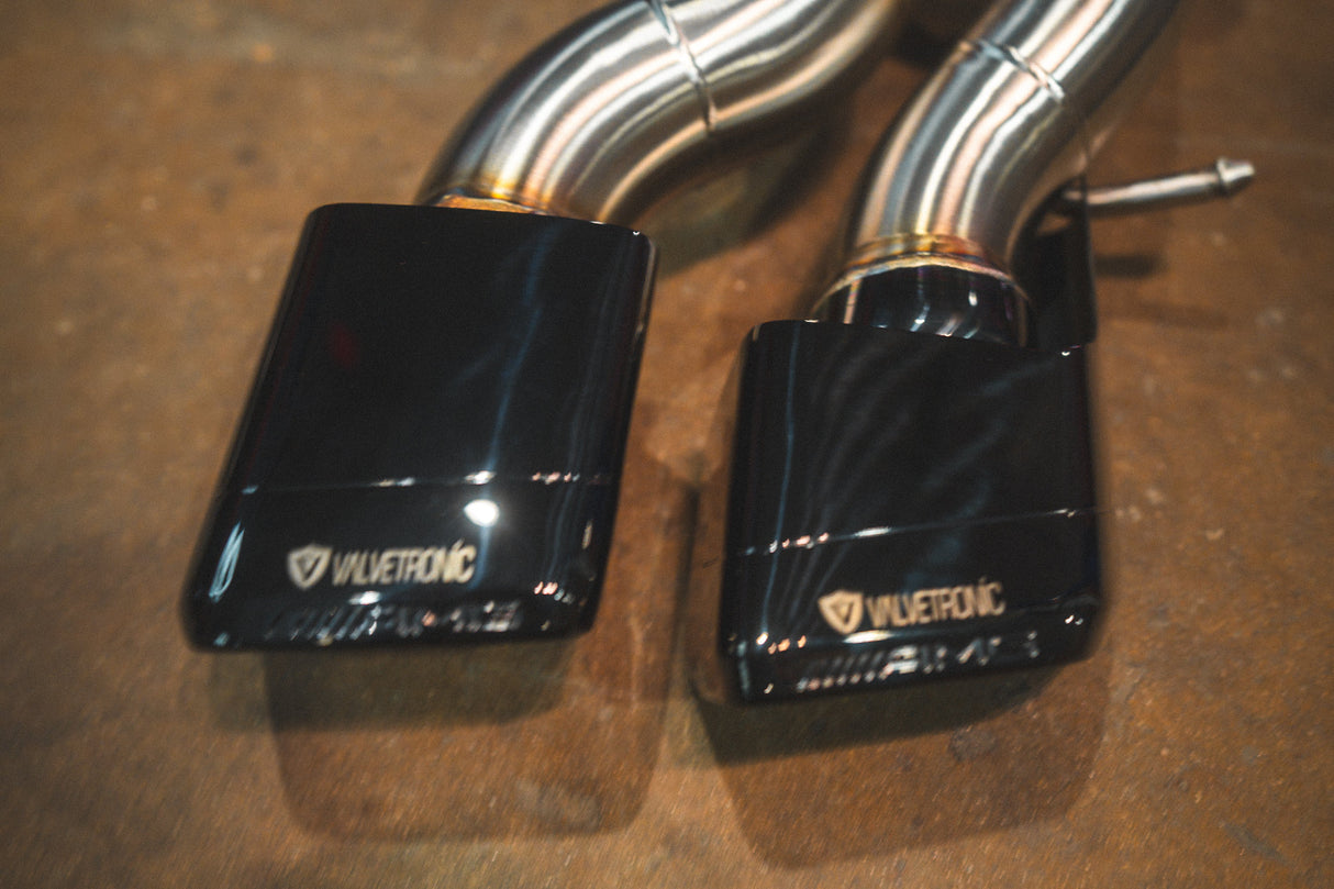 Mercedes W218 CLS63 AMG Valved Sport Exhaust System Valvetronic Designs