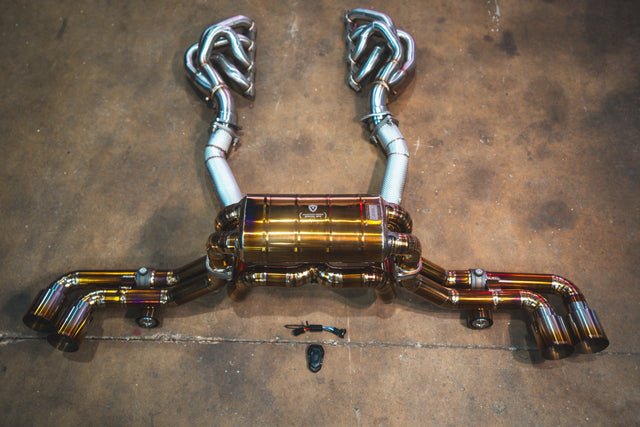 Ferrari F430 Valved Sport Exhaust System Valvetronic Designs
