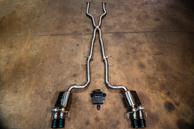 Lexus RC F Valved Sport Exhaust System Valvetronic Designs