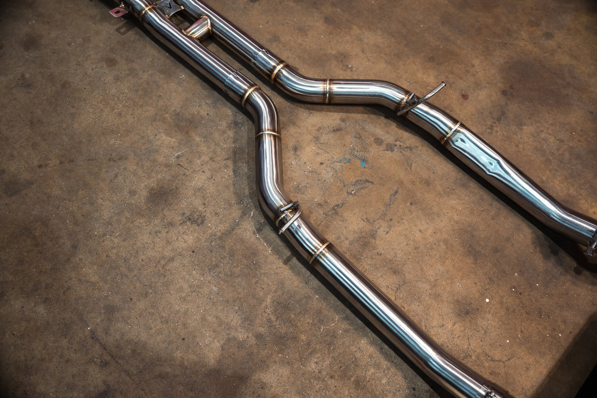 Mercedes SLS AMG Valved Sport Exhaust System Valvetronic Designs