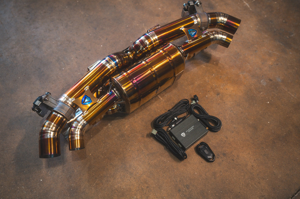 Valvetronic Valved Sport Exhaust System for Porsche 992 Carrera / Turbo Valvetronic Designs
