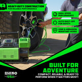 Dual Air Compressor + 4-Wheel Inflator Bundle