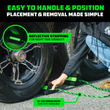 Heavy-Duty Rubber Wheel Chocks