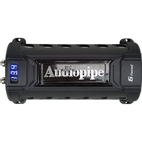 Audiopipe ACAP-D6000 6 Farad Power Capacitor Audiopipe