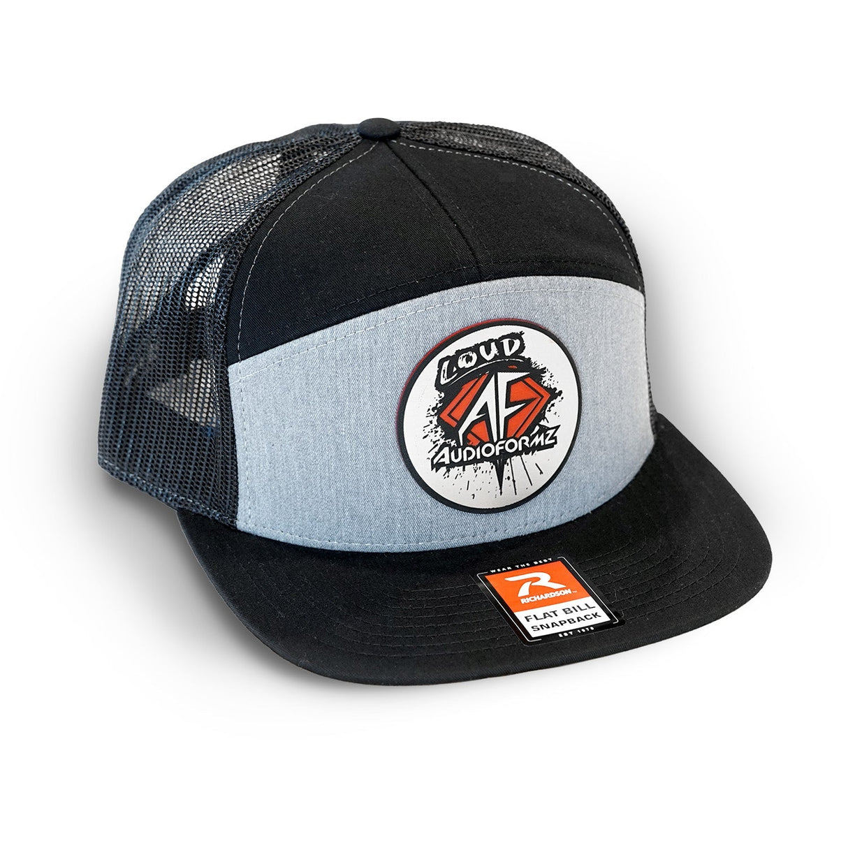 AudioFormz Black Snapback Hats Universal-Fit