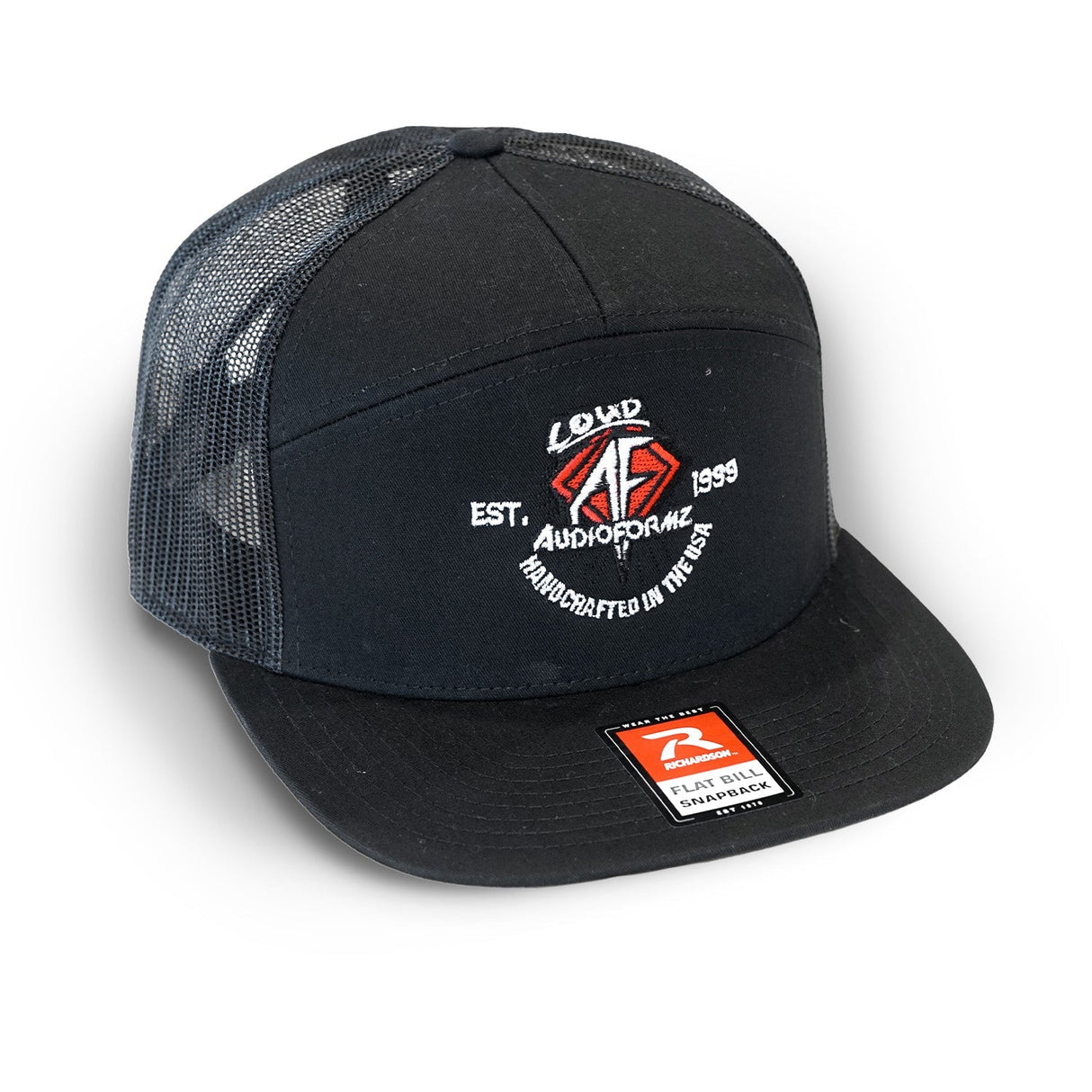 AudioFormz Black Snapback Hats Universal-Fit