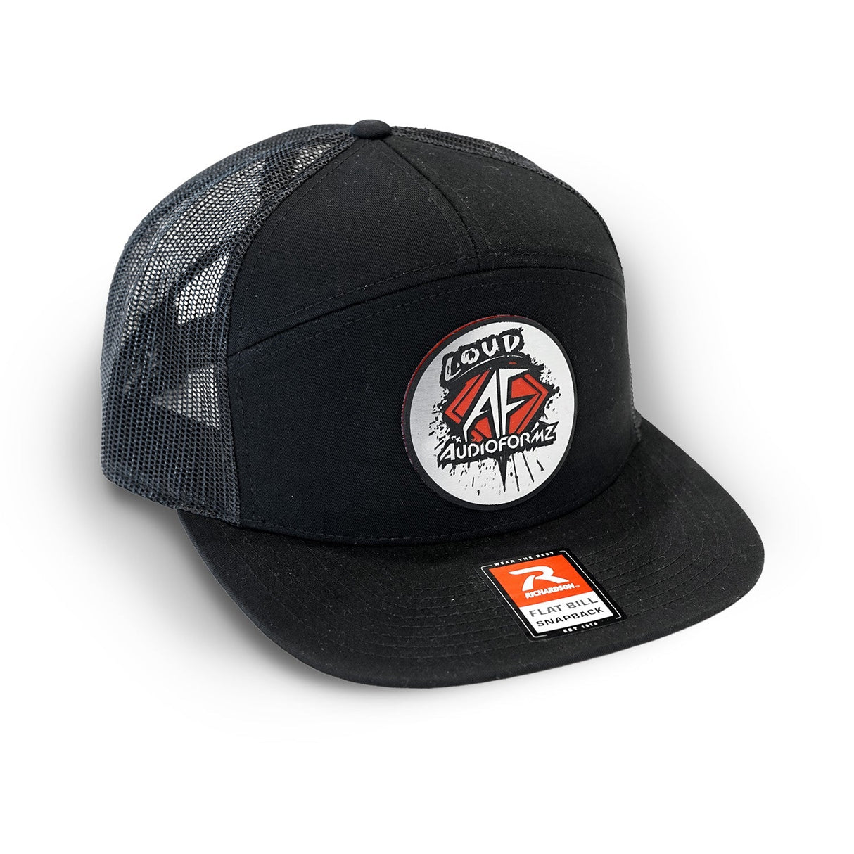 AudioFormz Black Snapback Hats Universal-Fit