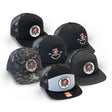 AudioFormz Black Snapback Hats Universal-Fit