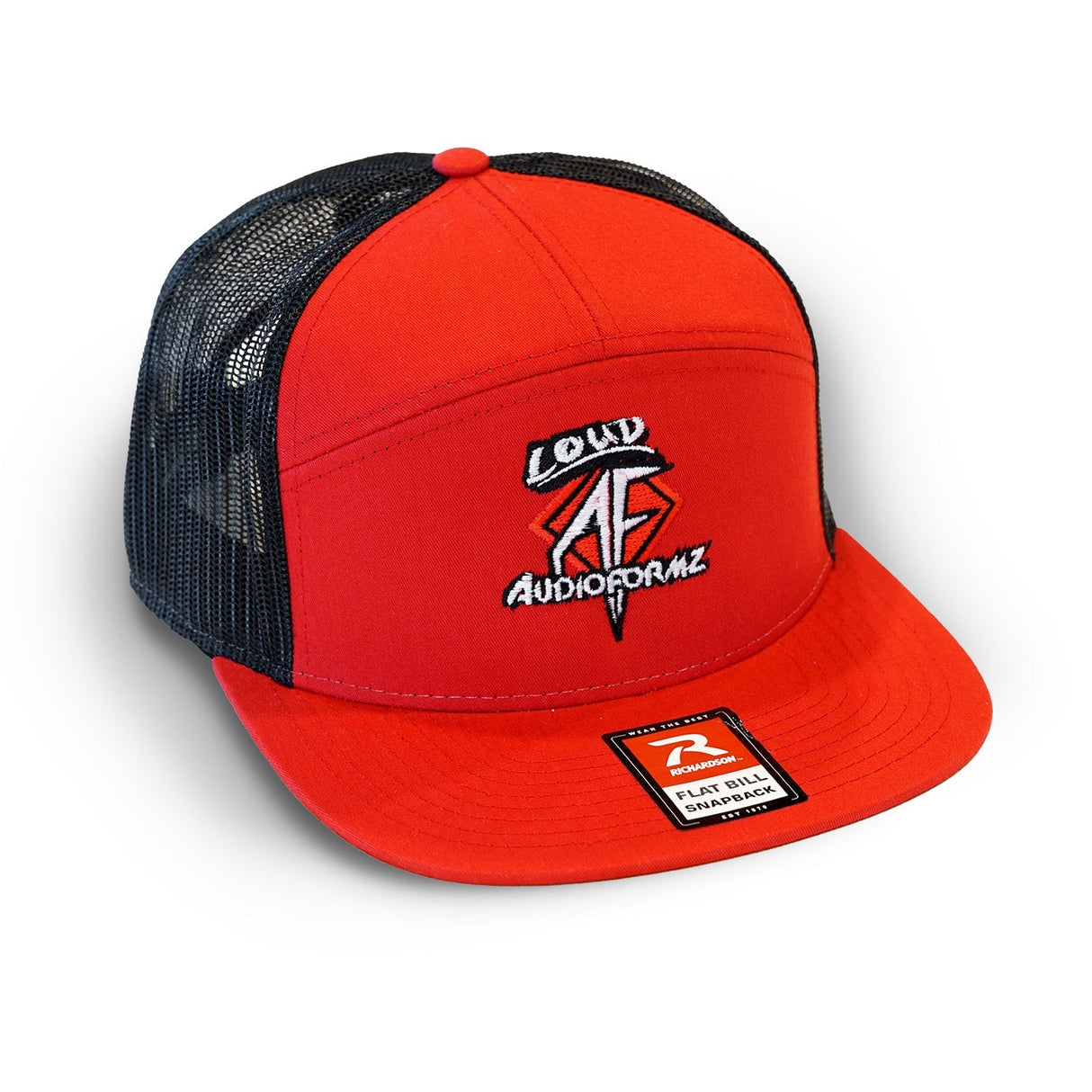 AudioFormz Red Snapback Hats Universal-Fit