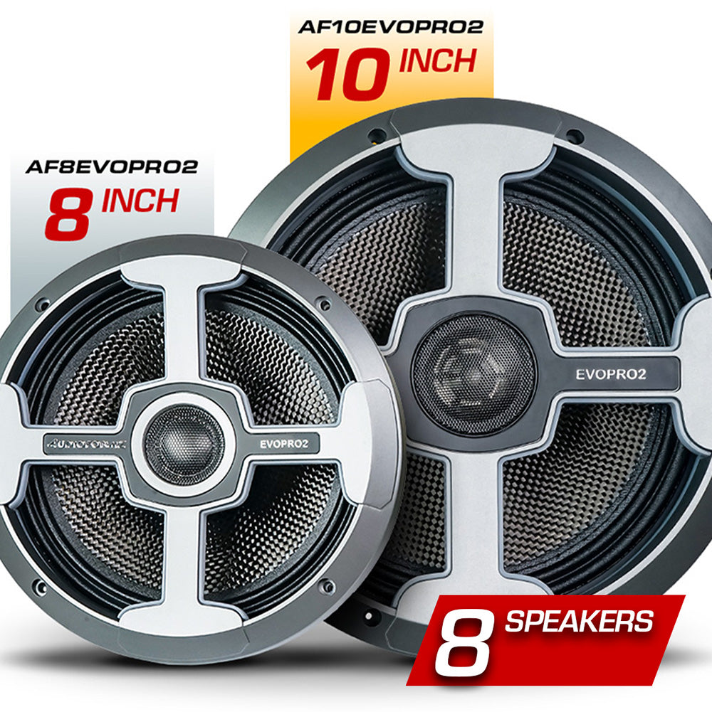 Eight(8) 10in Speakers - Upgrade from EVOPRO2 (Installed) Add-On