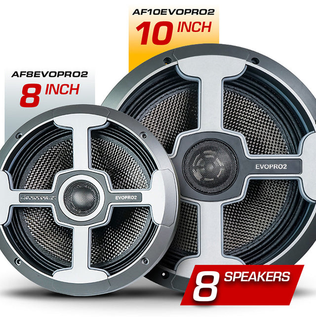 Eight(8) 10in Speakers - Upgrade from EVOPRO2 (Installed) Add-On