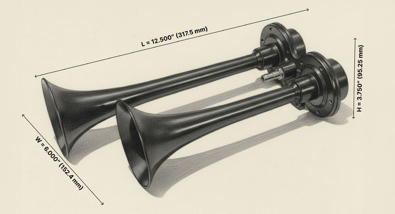 PsychoBlasters V2 Nightmare Edition Horn Kit