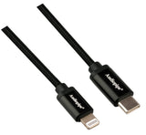 USB C To 8 Pin Cable (AIQ-TYCLIT-3BLK) Audiopipe