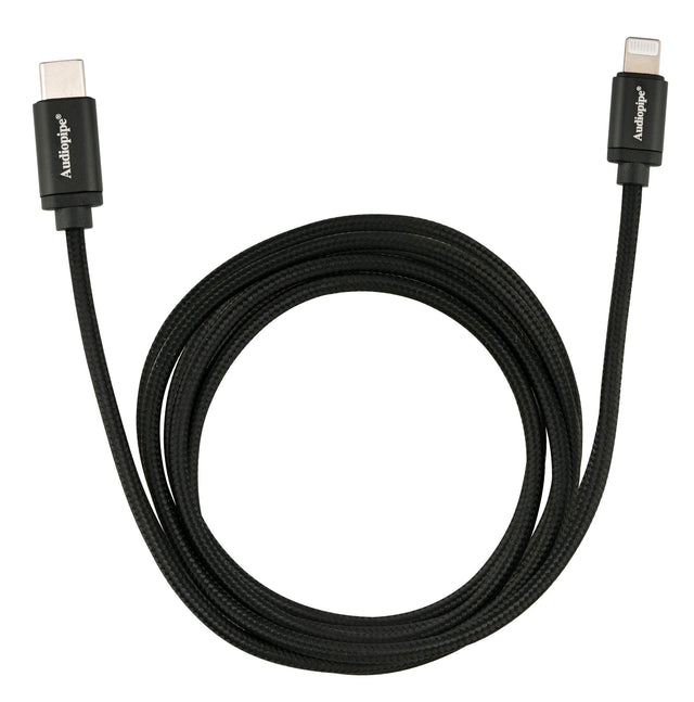 USB C To 8 Pin Cable (AIQ-TYCLIT-6BLK) Audiopipe