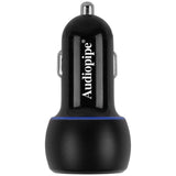 2 Ports USB-A+C Car Charger (AIQ-V12-UC-QC3) Audiopipe