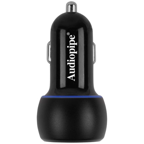 2 Ports USB-A+C Car Charger (AIQ-V12-UC-QC3) Audiopipe