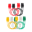 Multicolored Jump Wires AJW1 with Insulated Alligator Clips TekShack