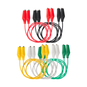 Multicolored Jump Wires AJW1 with Insulated Alligator Clips TekShack