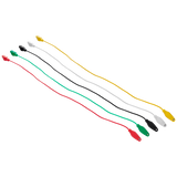 Multicolored Jump Wires AJW1 with Insulated Alligator Clips TekShack
