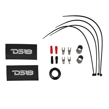 0-GA Amplifier Installation Wiring Kit - Red DS18