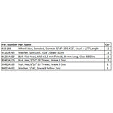 Indexing Plate Hardware Kit (11+ Super Duty) Any Level Lift
