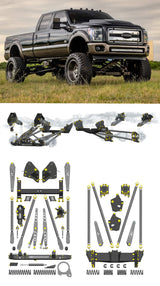 Any Level Lift - Base System, 0"-13": F-250/F-350, Single Rear Wheel (2011-2016) WHOLESALE Any Level Lift