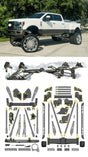Any Level Lift - Base System, 0"-13": F-350 Dual Rear Wheel (2017-2022) WHOLESALE Any Level Lift