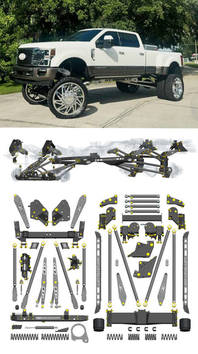 Any Level Lift - Base System, 0"-13": F-350 Dual Rear Wheel (2017-2022) Any Level Lift