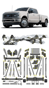 Any Level Lift - Base System, 0"-13": F-450 Dual Rear Wheel (2023+) WHOLESALE Any Level Lift