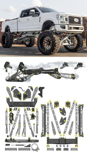 Any Level Lift - Base System, 4"-17": F-250/F-350, Single Rear Wheel (2017-2022) Any Level Lift