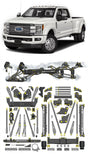 Any Level Lift - Base System, 4"-17": F-450 Dual Rear Wheel (2017-2018) WHOLESALE Any Level Lift