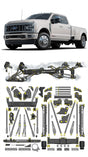 Any Level Lift - Base System, 4"-17": F-450 Dual Rear Wheel (2023+) Any Level Lift