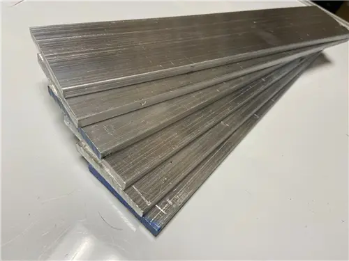 6 pieces 1/4" X 2" ALUMINUM 6061 FLAT BAR 11" long T6511 Solid Mill Stock AC/DC WIRE AND SUPPLY