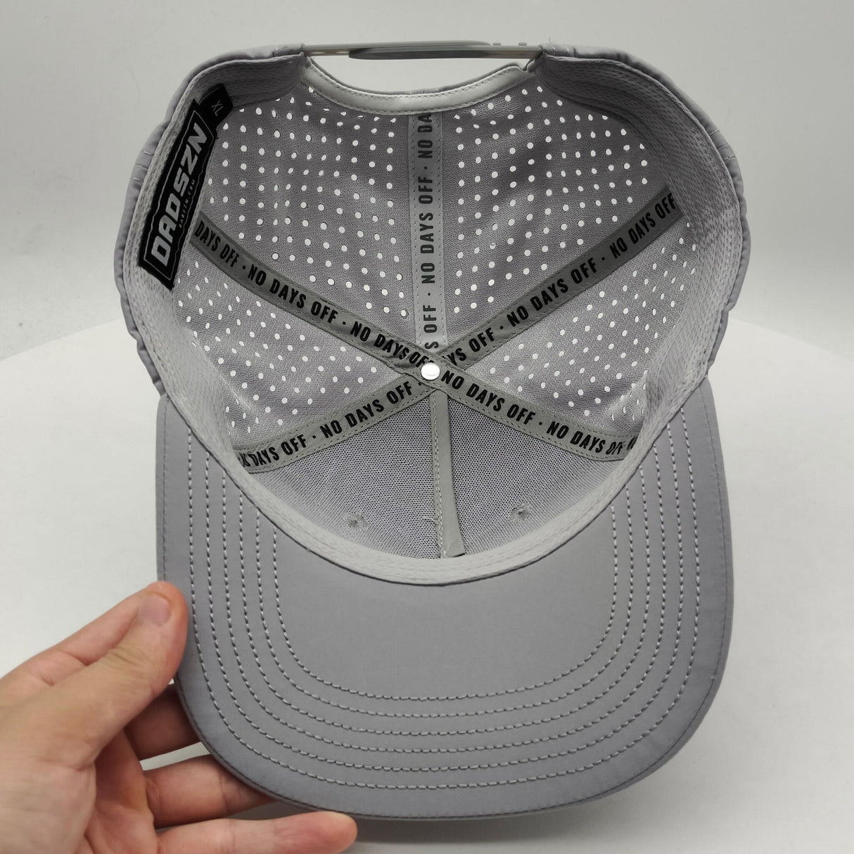 S&B Grey Performance Snapback Hat S&B