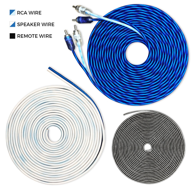 AMPKIT-0GA-ELITE // 0 Gauge 3500 Watt Amp Wiring Kit (OFC) CT Sounds