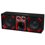 High Performance Vented Enclosure (AP-CHU-1028RED), Sold individually Audiopipe