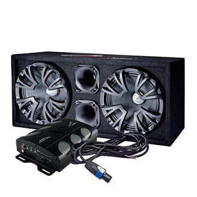 Loaded Double Mid-Range & Driver Combo Package (AP-CHU-10A) Audiopipe