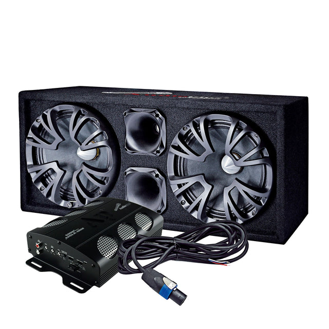 Loaded Double Mid-Range & Driver Combo Package (AP-CHU-10A) Audiopipe