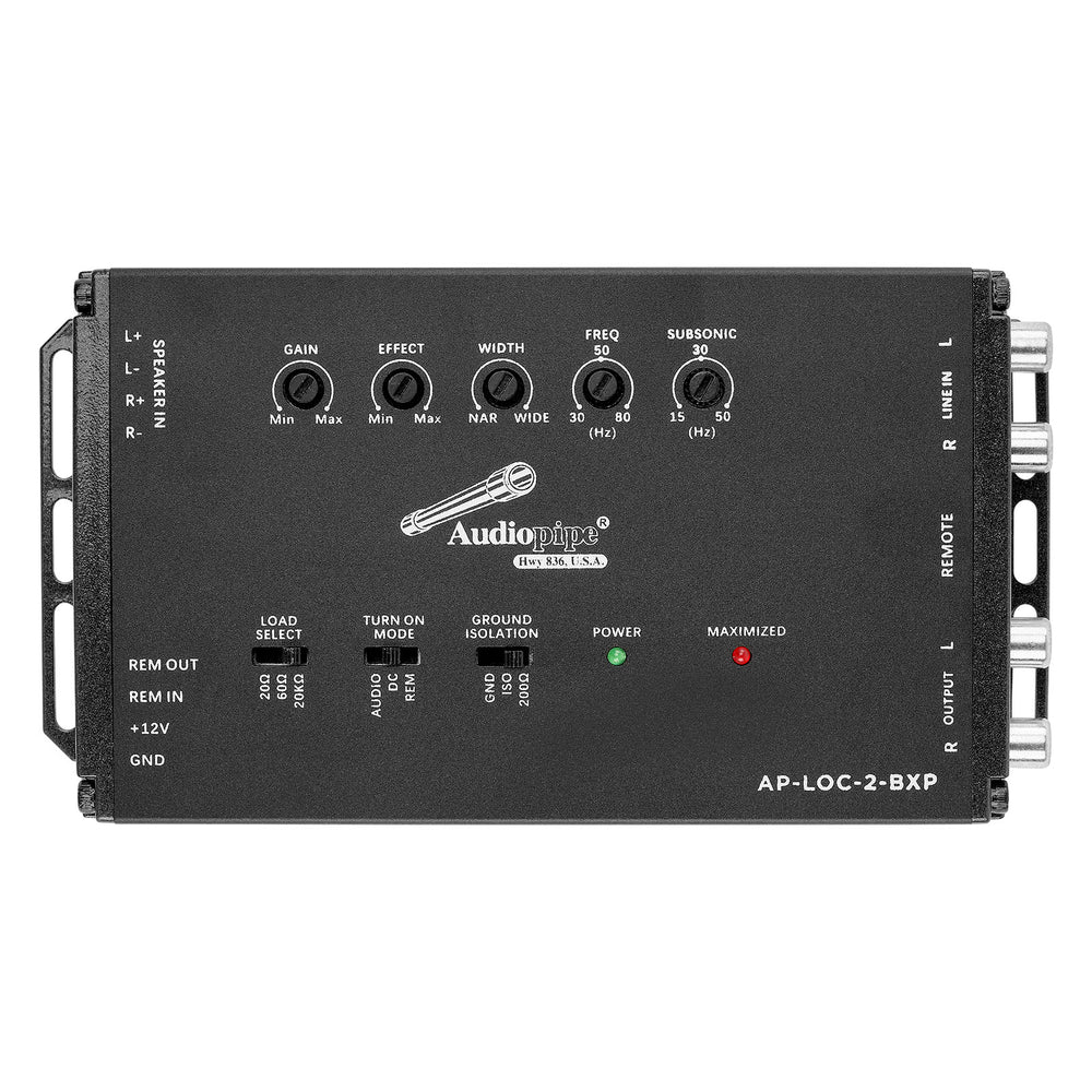 Audiopipe AP-LOC-2-BXP Bass Xpander Restoration Line Output Converter Audiopipe