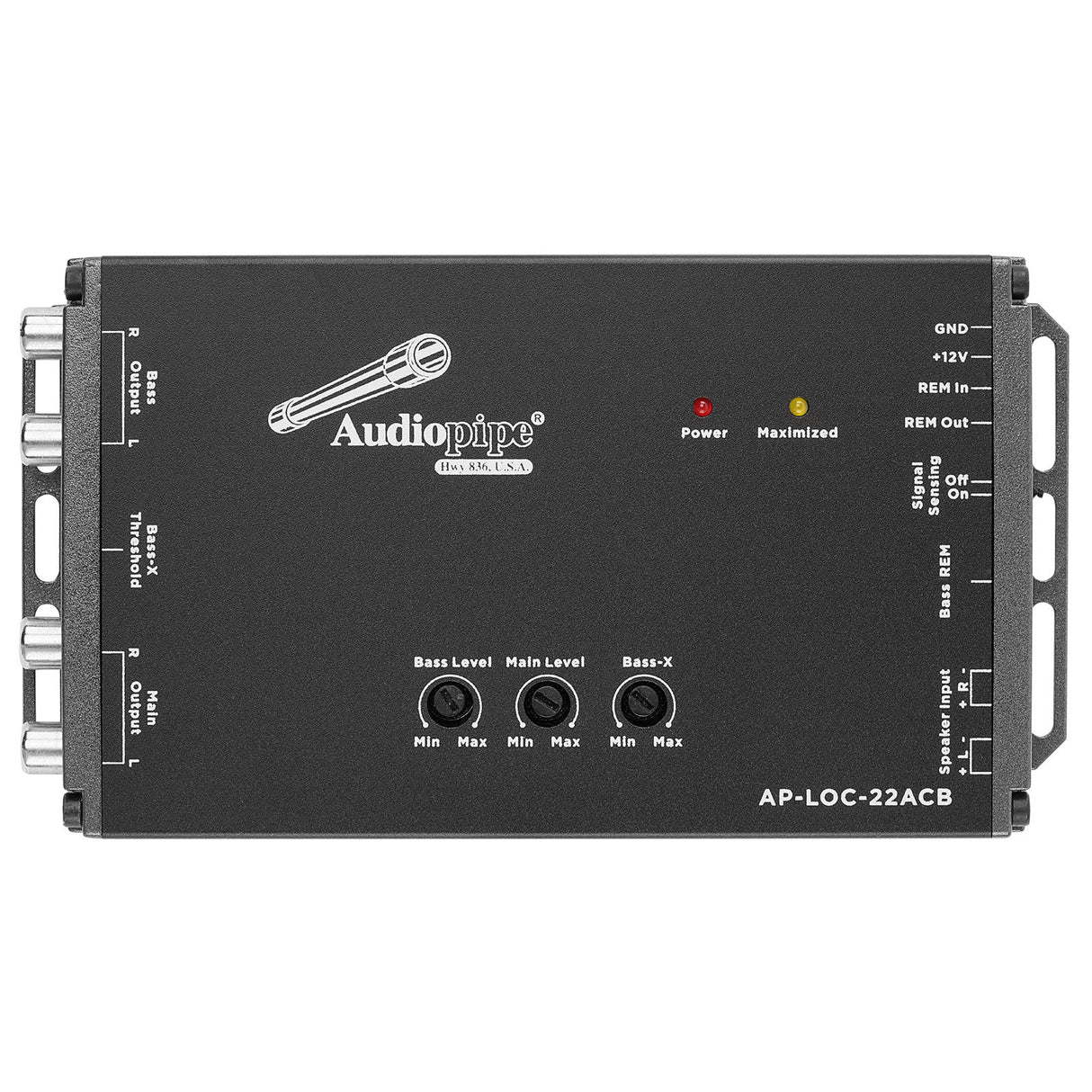 Two Channel Line Output Digital Bass Enhancer (AP-LOC-22ACB) Audiopipe