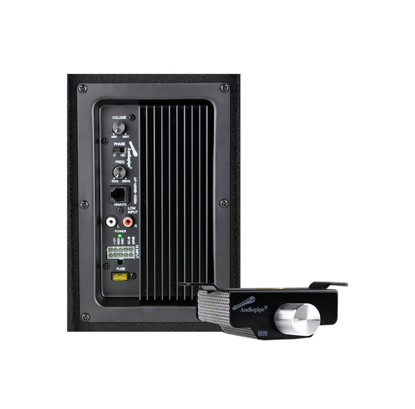 Single Ported Bass Enclosure (AP-MINIB-800A) Audiopipe