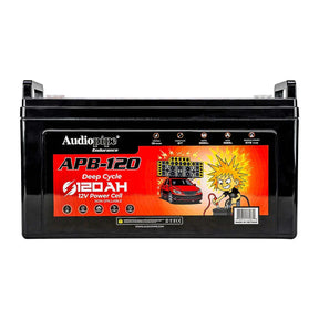 Audiopipe APB-120 Deep Cycle 120AH 12V  Power Cell Battery Audiopipe