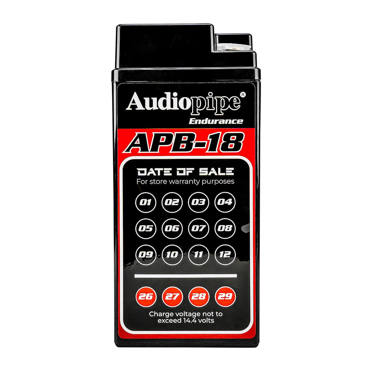 Deep Cycle 18AH 12V Power Cell (APB-18) Audiopipe