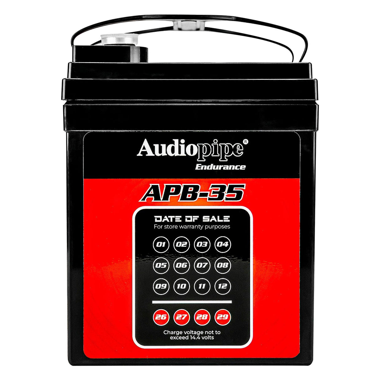 Deep Cycle 35AH 12V Power Cell (APB-35) Audiopipe