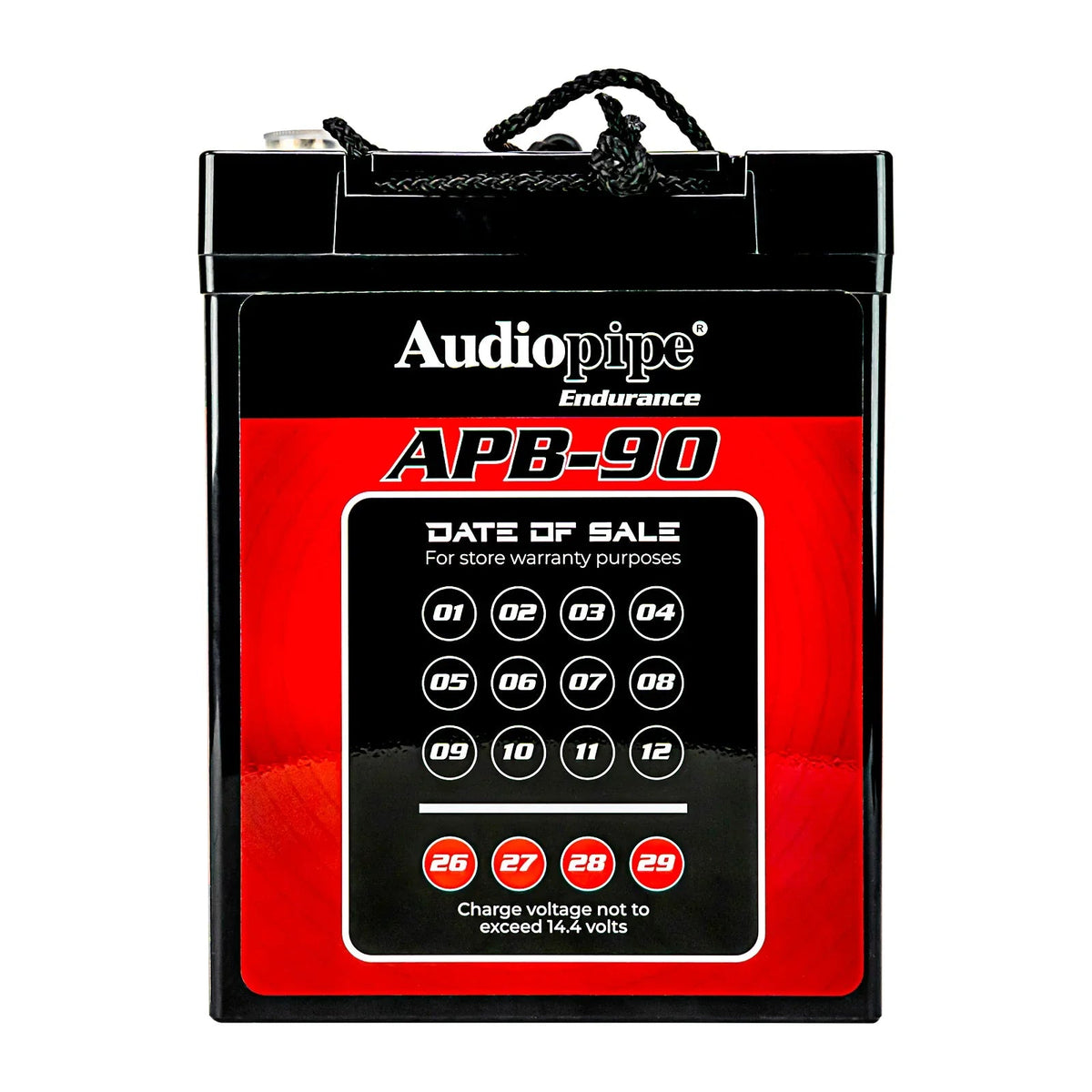 Audiopipe APB-90 Deep Cycle 90AH 12V Power Cell Battery Audiopipe