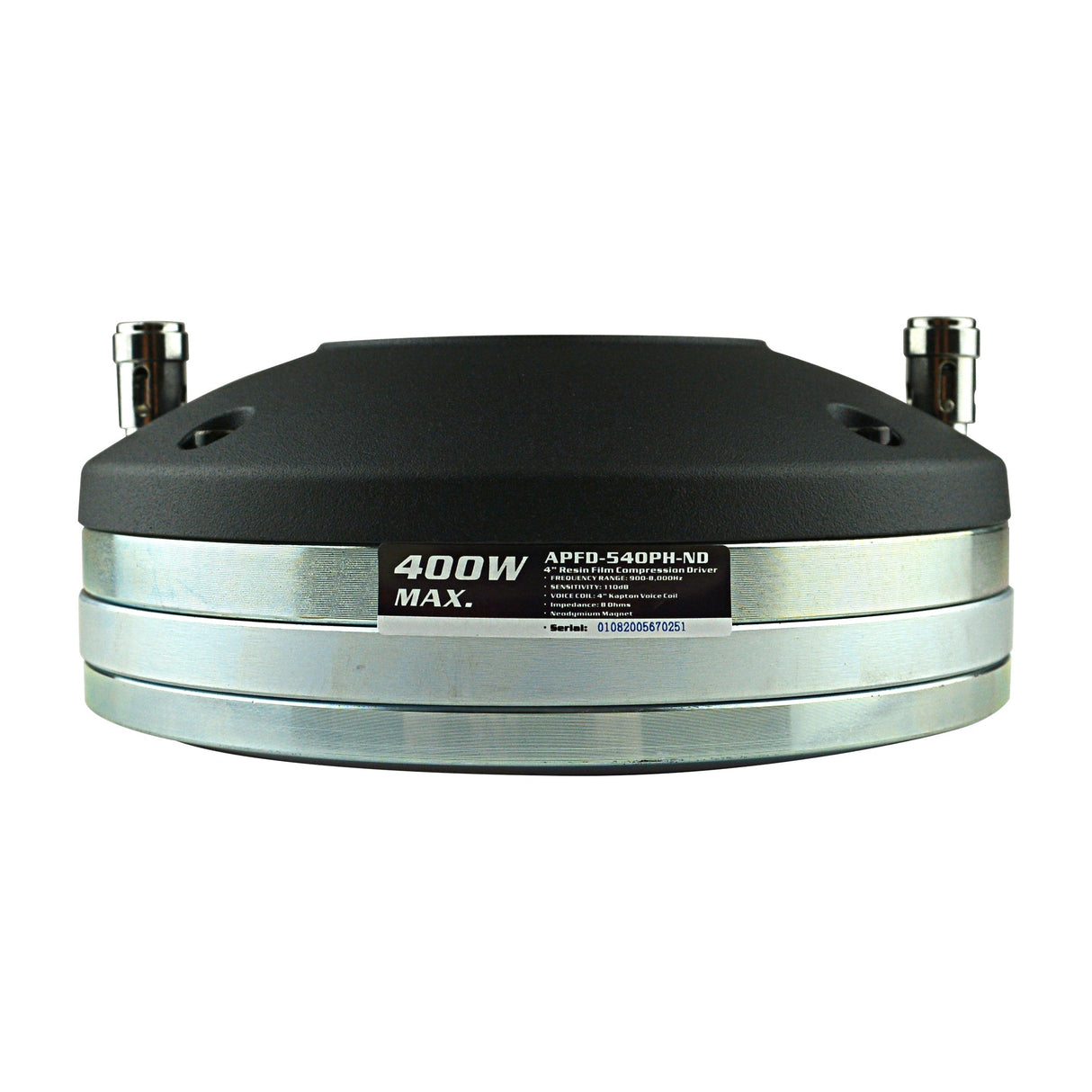 400 Watts Resin Film Compression Driver (APFD-540PH-ND), Sold individually Audiopipe