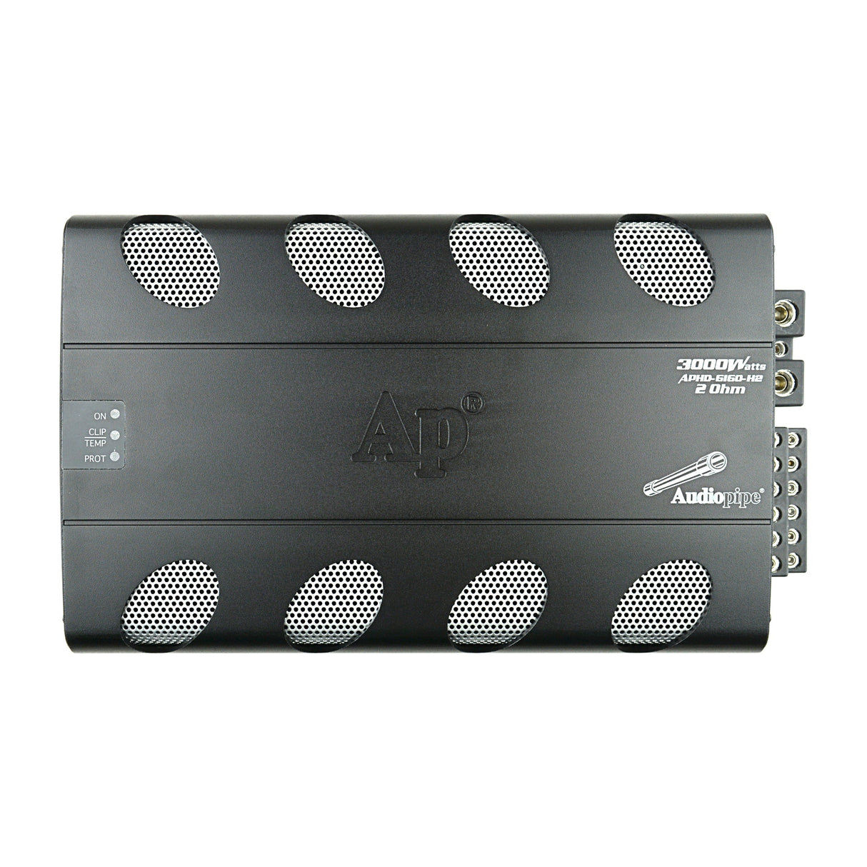 3000 Watts 6 Channel Full Range Class D High Power Amplifier 2 Ohms (APHD-6160-H2) Audiopipe